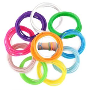 WKRTDY Bracelets en Silicone Lumineux, Anti-Stress, colorés, Fudge et motivants inspirés des années 80 - Lot de 30 - pour Halloween, Noël, Disco, Adultes et Enfants - 10 Couleurs au Choix (zhangbeibeiouzhoudianpu, neuf)