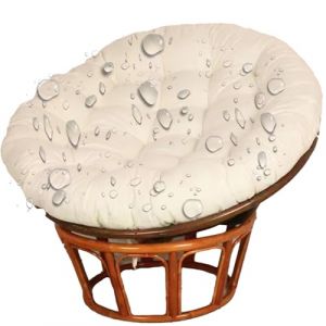 Coussin pour Fauteuil Papasan Doux Épais Coussin pour Loveuse Fauteuil Rond Impermeable, Coussin Fauteuil rotin de Jardin, Coussin Exterieur Oeuf Suspendu Chaise Oeuf, pour Patio,No04,60 * 60cm (LIUHONGLIANG, neuf)
