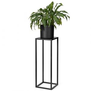 LAMO Manufaktur Support plantes en m&eacute;tal noir 68 cm | Support pots de fleurs interieur dans salon, chambre &agrave; coucher | &Eacute;tag&egrave;re moderne &agrave; fleur de mariage, socle pour sculpture, d&eacute;coration (Jumbo-Shop, neuf)