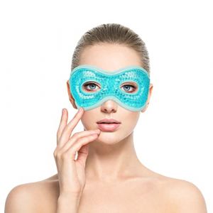 ACWOO Masque Yeux Froid, Masque Des Yeux, Masque Compresse Chaud et Froid, Masque Yeux Réfrigérant en, Soulage la Fatigue Oculaire, Migraine, Gonflement Yeux, Cernes (AOGOE-EU, neuf)