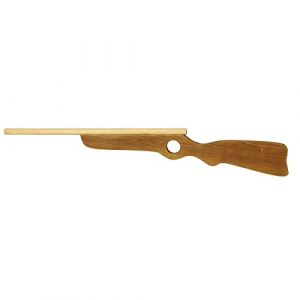 Bartl 104419 Fusil en bois simple, jouet en bois, factice pour enfants (blackbox Internet GmbH, neuf)