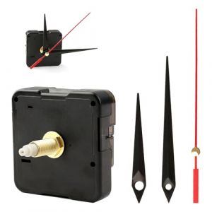 Mouvement d'Horloge &agrave; Quartz Silencieux 22mm Avec Aiguilles, M&eacute;canisme Horloge Fluorescent Pour R&eacute;paration Ou Cr&eacute;ation d'Horloges Murales DIY Maison Salon Bureau H&ocirc;tel Chambre Restaurant (guangzhoushikehankejiyouxiangongsi, neuf)