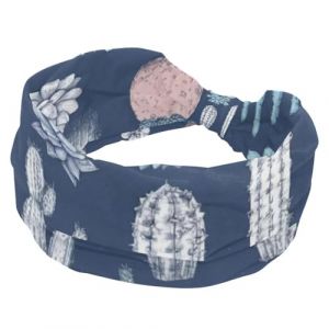 Lot de 1 bandeau de sport élastique antidérapant pour femme, bandeau en tissu doux pour entraînement, yoga, accessoires de cheveux tendance, cactus coloré, 524 (GRBXVHD, neuf)