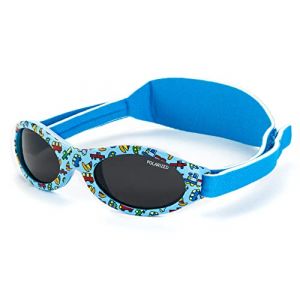 Kiddus Lunettes de soleil Polaris&eacute;es Premium pour b&eacute;b&eacute;, gar&ccedil;on, fille. De 0 mois &agrave; 2 ans. Protection Solaire UV400. Pont de nez en Silicone. Bande r&eacute;glable en Neopr&egrave;ne (Kiddus, neuf)
