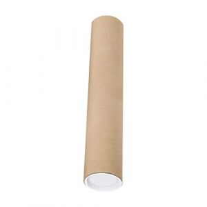 perfk Longs tubes en carton Grands tubes d'affiches pour l'envoi d'affiches de documents, 60CM (perfk, neuf)