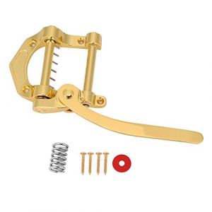 Dilwe Guitare Vibrato, Cordier Trémolo Vibrato pour Instrument de Musique SG LP Jazz Guitares (Or) (Lantacy, neuf)