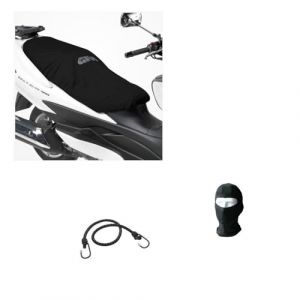 pour Peugeot Metropolis 400 Housse DE Selle GIVI S210 Universal Waterproof Length.117CM Couverture DE SI&Egrave;GE pour Moto Scooter Bords &Eacute;LASTIQUES Noir (MotoSportMondo, neuf)