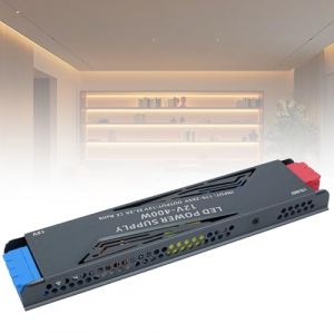 SUCIKORIO Transformateur LED 220V 12V 400W, Driver Alimentation 33,3A Ultra Fin, Transfo à Découpage Convertisseur De Tension AC à DC Pour Éclairage Intérieur, Spot (Darmoo, neuf)