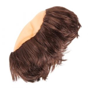 Gogogmee Perruque Chauve Moine pour Adultes Accessoire Cosplay Drôle Perruque Calvitie pour Déguisement Moine Halloween Fête Carnaval et Scène (Xiaanmall, neuf)