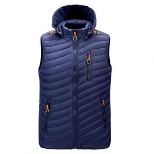 Veste Homme Sans Manche,Doudoune Manches Amovibles Veste Sans Manche pour Homme Doudoune Sans Manche Homme Duvet Doudoune Sans Manches Homme Chauffante Gilet Matelasse Sans Manche Doudoune Homme Jaune (IHUAE, neuf)