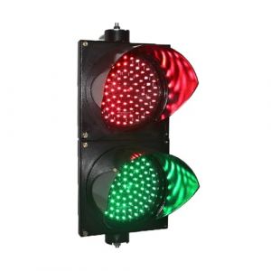 YVYKFZD Feu de Circulation industriel, Feu de Signalisation &agrave; LED de 200 mm (8 pouces), Feu Stop and Go rouge/vert, Feux de Circulation pour bo&icirc;tier PC, voyant d'avertissement de baie de quai(Individu (YVYKFZD, neuf)