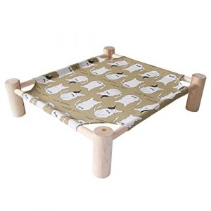 ETOPARS Lit Marche pour Animaux de Compagnie, Chenil D'été Lit pour Chien, Tapis de Chat en Bois Lavable Quatre Saisons Disponibles, Lit de Marche pour Chien Nid de Chat (FUNAT-EU, neuf)