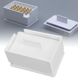 Brrnoo Remplisseuse de Gélules pour 24 Gélules, Remplisseuse de Gélules Automatique pour Remplir Vous-même des Gélules Vides, Plaque de Remplissage Automatique Pratique de Poudre (Rotekt, neuf)