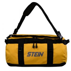 STEIN 40L, 70L, 90L Sac fourre-tout résistant à l'eau et sac à dos, en PVC durable pour l'extérieur, le camping, le sport, les sports nautiques, jaune, 40 l, Sac de sport (Fletcher Stewart, neuf)