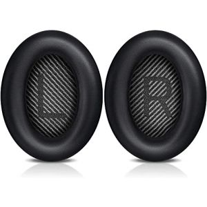BINGLE Coussinet Casque Bose pour QuietComfort 15 QC15 QC25 QC2 QC35/Ae2 Ae2i Ae2w/SoundTrue & SoundLink,Coussinet Bose QC35 pour Quiet Comfort 35 II (QC35 II),Coussinets d'oreille(Noir) (MARACA, neuf)