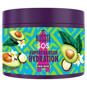 Aussie SOS Supercharged Hydration Masque Capillaire Ultra-Hydratant | Pour Cheveux Ayant Besoin D’Être Sauvés | Aux Superaliments Australiens | 450 ml (At Rosso, neuf)
