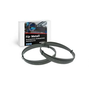 SMI Lot de 2 lames de scie à ruban bi-métal M42, dimensions 1140 x 13 x 0,65 mm, 8/12 dents par pouce, par exemple pour Güde MBS 105 V, Parkside PMB 1100 B2, Einhell TE-MB 18/127 (SMI Werkzeugmaschinen, neuf)