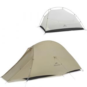 Naturehike Cloud up Pro Tente 1 Personne Tente de Camping L&eacute;g&egrave;re, Montage Facile Tente D&ocirc;me Coupe-Vent Imperm&eacute;able pour Les Voyages en Plein Air Trekking (Naturehike EU, neuf)