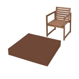 IJQXLA Coussins d'extérieur 43 x 48 cm (17" x 19") Coussin de Chaise épais et imperméable en Mousse pour Cuisine, Salle à Manger, Salon et Jardin, Meubles en rotin, Housse zippée Amovible (Accueil Produits en coton, neuf)