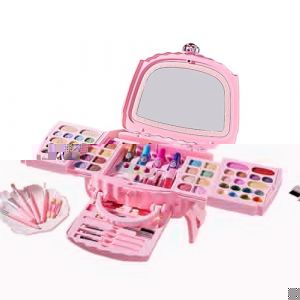 Coffret Maquillage Enfant | Coffret Cosm&eacute;tique Fille - Maquillage Lavable S&eacute;curit&eacute; Jeu D&eacute;guisement F&ecirc;te Activit&eacute;s 3-12 Ans (GYHS-Shop, neuf)