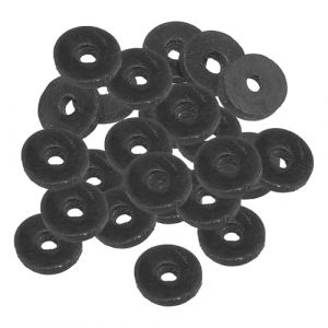 PATIKIL Joint Plat En Caoutchouc M4, Lot De 24, 4mm Diamètre Intérieur, 13mm Diamètre Extérieur, 3mm Épaisseur, Joint D'étanchéité Pour Robinet, Tuyau D'eau, Boulon De Fixation, Noir (PATIKIL UK, neuf)