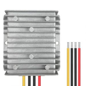 Convertisseur 36V 48V &agrave; 24V 20A 480W DC-DC Convertisseur Abaisseur 30-60V &agrave; 24V R&eacute;gulateur de Tension IP68 &Eacute;tanche Module de Convertisseur de Tension Transformateur pour Voiture (hailishangmao, neuf)