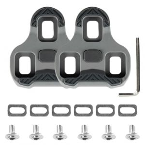Cales de Pédale de Vélo Compatible avec Look Keo Pédale,3 Trous Grip Blade 2 Max Carbon Classic Cleats,Cales Look Keo Compatibles Vélo de Route 4,5°,Pour Vélo de Montagne et Vélo de Route en Plein Air (Hundredweat, neuf)