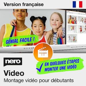 Nero logiciel d'édition vidéo pour débutants | Nero Video | logiciel de montage vidéo | logiciel d'édition vidéo windows 11/10/877 (Nero SALE, neuf)