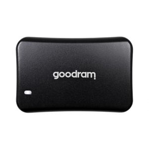 goodram - SSD Externe - HX200 - USB Type C + A - Interface USB 3.2 Gen. 2 Haute Vitesse - pour PC, Ordinateurs Portables, Smartphones - 2TB - Noir (egenta.shop, neuf)