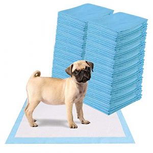 COSTWAY Alaise pour Chien Jetable 60x60cm, 200pcs Tapis Educateur Chien 5 Couches Anti-Fuite, Tapis Propret&eacute; Chien Absorption Rapide, Litiere pour Chat Lapin, Apprentissage de Propret&eacute; (FDS GmbH, neuf)