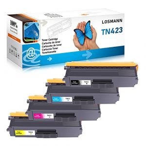 LOSMANN Cartouche de Toner Compatible pour Brother TN421 TN423 pour Brother MFC-L8690CDW MFC-L8690CDW DCP-L8410CDW MFC-L8900CDW HL-L8260CDW HL-L8360CDW (4-Pack) (LOSMANN, neuf)