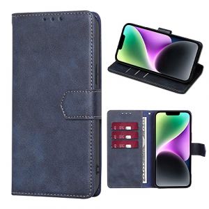 RankOne Coque pour Samsung Galaxy S21+ / Samsung S21 Plus (6.7" inches), Coque Etui Protection Housse Premium en Cuir PU - Bleu (Rankone, neuf)
