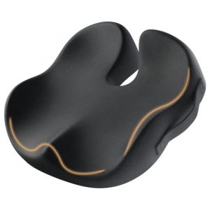 ProtoArc Coussin Chaise Bureau, Coussin Ergonomique Assise pour Soulager La Douleur Sciatique, Coccyx, Fesses, Coussin Siège pour Voiture, Fauteuil, Gaming, Auto, Housse Lavable (ProtoArc EU, neuf)