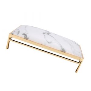 Generic Coussin D'accoudoir de Manucure, Oreiller de Main de Haute qualit&eacute; pour Salon de Manucure &agrave; la Maison, R&eacute;duit la Pression de la Main pour la Maison, Cuir PU Vert (Mod&egrave;le de marbre) (Shurona, neuf)