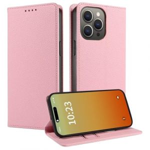 FERLAN Coque pour Honor X6C/X5B 4G/X5B Plus,Etui Fente pour Cartes [RFID Blocage] Housse Cuir Véritable Support Portefeuille Protection Coque avec Honor X6C/X5B 4G/X5B Plus - Or Rose (BiBoDan, neuf)