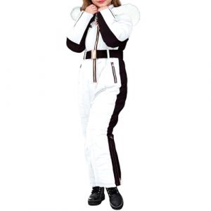 Générique Combinaison de Neige Enfant Fille Une Pièce Barboteuses à Capuche Combinaison de Ski Hiver ado Tenues Ensembles de Ski Enfant Doudoune Imperméables Veste en Duvet Hiver pour 5-16 Ans (TUSEULOC, neuf)