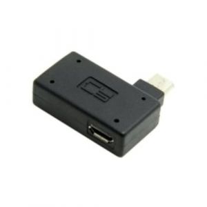 Cablecc Adaptateur h&ocirc;te Micro USB 2.0 OTG coud&eacute; &agrave; 90 degr&eacute;s avec Alimentation USB pour Galaxy S3 S4 S5 Note2 Note3 t&eacute;l&eacute;phone Portable et Tablette (Cablecc Europe, neuf)