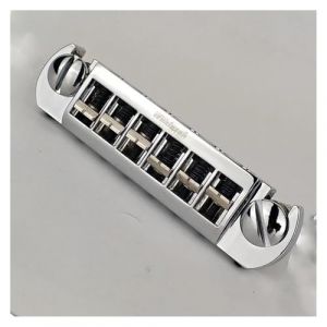 chevalet de guitare Chevalet Cordier Pour Guitare Électrique LP Chrome Argent Réglable Wraparound (zuomuus, neuf)