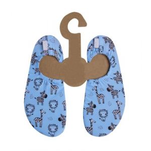 Chaussures de Plage pour Enfants - Chaussures de Ballet Antid&eacute;rapantes, Chaussures de Bain pour Yoga, Piscine, Noires avec Dinosaures Color&eacute;s, en Diff&eacute;rentes Tailles, Afrique, 33/35 EU (get2trade, neuf)