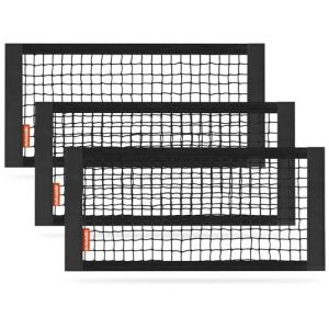 Sac en Filet de Coffre Universel avec Fermeture Scratch 20cm x 50cm Sac Organisateur Sac en Filet de Voiture avec Bandes Fermeture Scratch Fortes pour Filet &agrave; Bagages de Coffre de Voiture Lot de 3 (TrunkExpert, neuf)