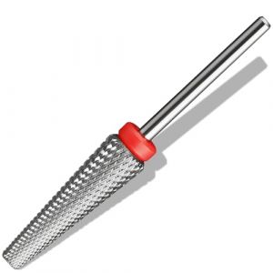 C12rtive Foret à ongles électronique en carbure de tungstène 5 en 1 super long pour ongles en gel acrylique, double retrait de forme d'ongles, foret à ongles de 3/32 de diamètre pour perceuse à ongles (C12rtive, neuf)