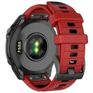 MYSNBKN 26mm Quick Fit Bracelet pour Fenix 8 51mm/Fenix 7X Pro/Fenix 7X/Fenix 6X/Fenix 6X Pro/Fenix 5X/Fenix 5X Plus/Epix Pro 51mm/Fenix 3/Fenix 3 HR (MYSNBKN-FR, neuf)