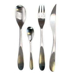 Lebrun Couverts - Ménagère EMERAUDE, Service 24 Pièces - Service de Table - Acier Inox - Fourchette - Cuillère - Couteaux Table - Set Couvert Cuisine - Set Couverts de Table - 6 Personnes - Vaisselle (Lebrun, neuf)