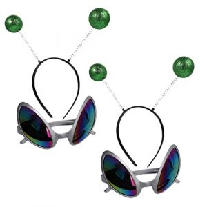 FRCOLOR 2ensembles Lunettes Fantaisie Bandeau Lunettes Amusantes Accessoires D&eacute;guisement Pour F&ecirc;tes (Different Quality, neuf)