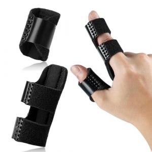 LACHT 2 Pi&egrave;ces, Attelle Doigt, Attelle Doigts, Attelle Petit Doigt, Orth&egrave;se De Doigt R&eacute;glable, Pour Arthrite, Doigt &Agrave; Ressaut Et Fracture (candy27seven, neuf)