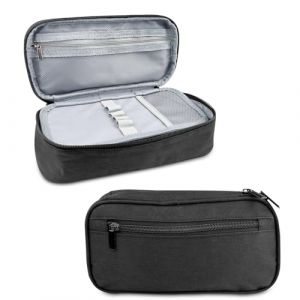 Nicphyn Trousse Crayon Stylo, Pencil Case, Plumier, Etui Stylo, Grande Capacité, Trousse Pliable Zippée en Toile, Trousse à Crayons Scolaire Fille Garçon avec Compartiments, Fourniture Scolaire (GHEORGHE STORE S.R.L., neuf)