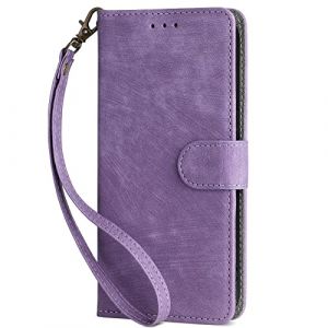 YKTO &Eacute;tui &agrave; Rabat pour Sony Xperia 10 II Coque en PU Cuir Housse Magn&eacute;tique Portefeuille Carte Poche [RFID Blocage] Protection Coque Antichoc Wallet Cover pour Sony Xperia 10 II,Violet (YKTO, neuf)