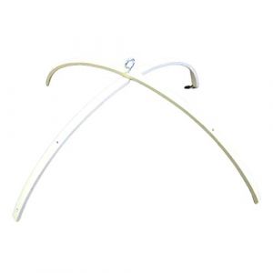 YOURPAI Cintre, Bois B&eacute;b&eacute; Mobile Cintre Lit de b&eacute;b&eacute; Mobile Cintre Cadre Mobile DIY Demi-Cercle (BHUEHSS, neuf)