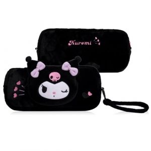 Kuitmor Sac à bandoulière pelucheux compatible avec Nintendo Switch/OLED et autres petits accessoires, étui de transport de grande capacité avec 2 bretelles amovibles (CreatMorer, neuf)