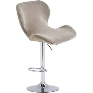 Housse Tabouret de Bar en Velours/Incurv&eacute; Lot de 2/4/6 Extensible Couvre de Tabouret de Bar de pub Couverture de Tabouret Haute Housse Chaise de Salle a Manger Couvre Protecion De Chaise ( Color : #17 (Lausit Zenr, neuf)
